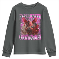 Embarrassing Adult Humor Experienced Cock Handler Inappropriate Youth Sweatshirt - Wonder Print Shop
