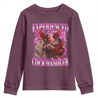 Embarrassing Adult Humor Experienced Cock Handler Inappropriate Youth Sweatshirt - Wonder Print Shop
