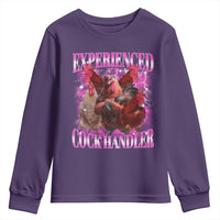 Embarrassing Adult Humor Experienced Cock Handler Inappropriate Youth Sweatshirt - Wonder Print Shop