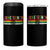 Juneteenth 4 in 1 Can Cooler Tumbler Black History Culture Excellence Respect Retro Vintage