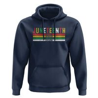Juneteenth Hoodie Black History Culture Excellence Respect Retro Vintage