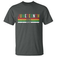 Juneteenth T Shirt Black History Culture Excellence Respect Retro Vintage
