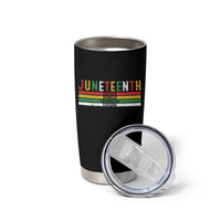 Juneteenth Tumbler Cup Black History Culture Excellence Respect Retro Vintage