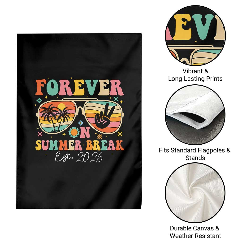 Retired Teacher Gift Garden Flag Forever On Summer Break Retirement 2026