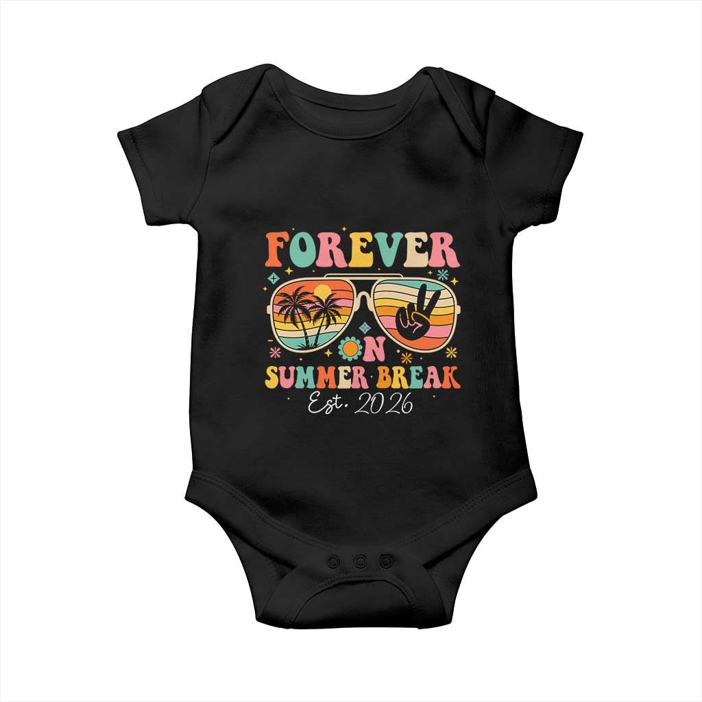 Retired Teacher Gift Baby Onesie Forever On Summer Break Retirement 2026