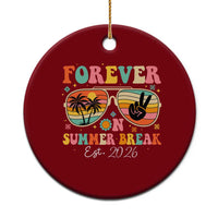 Retired Teacher Gift Ceramic Ornament Forever On Summer Break Retirement 2026