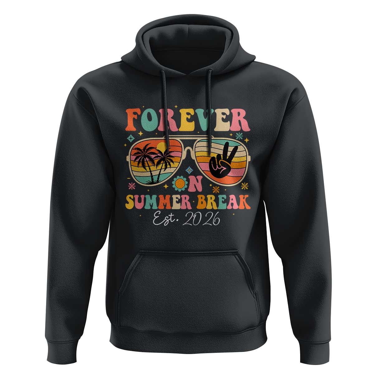 Retired Teacher Gift Hoodie Forever On Summer Break Retirement 2026