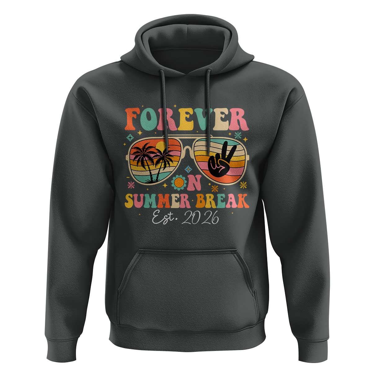 Retired Teacher Gift Hoodie Forever On Summer Break Retirement 2026