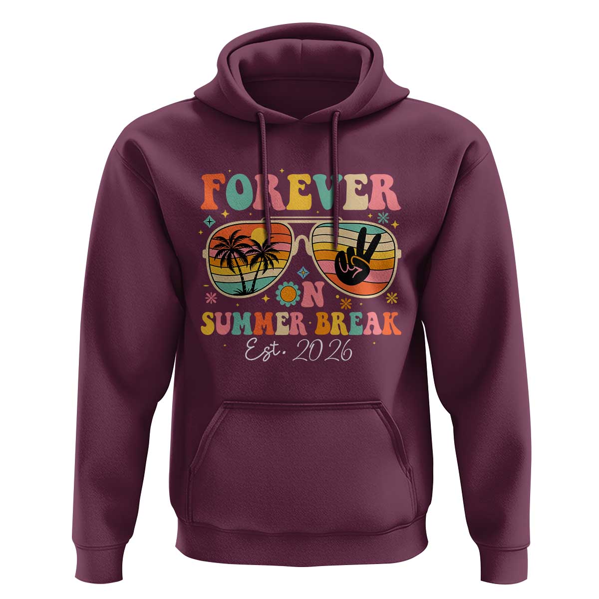 Retired Teacher Gift Hoodie Forever On Summer Break Retirement 2026