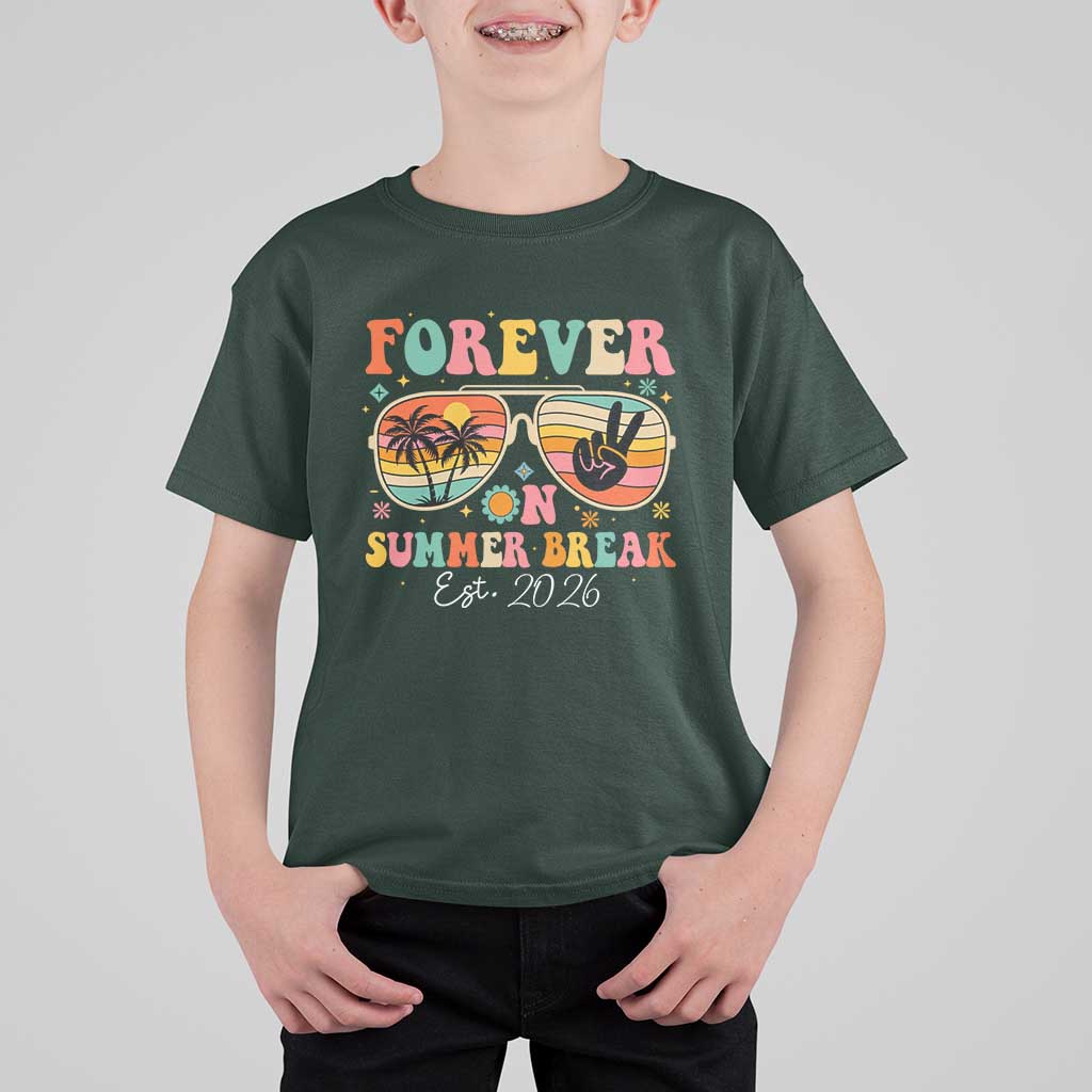 Retired Teacher Gift T Shirt For Kid Forever On Summer Break Retirement 2026