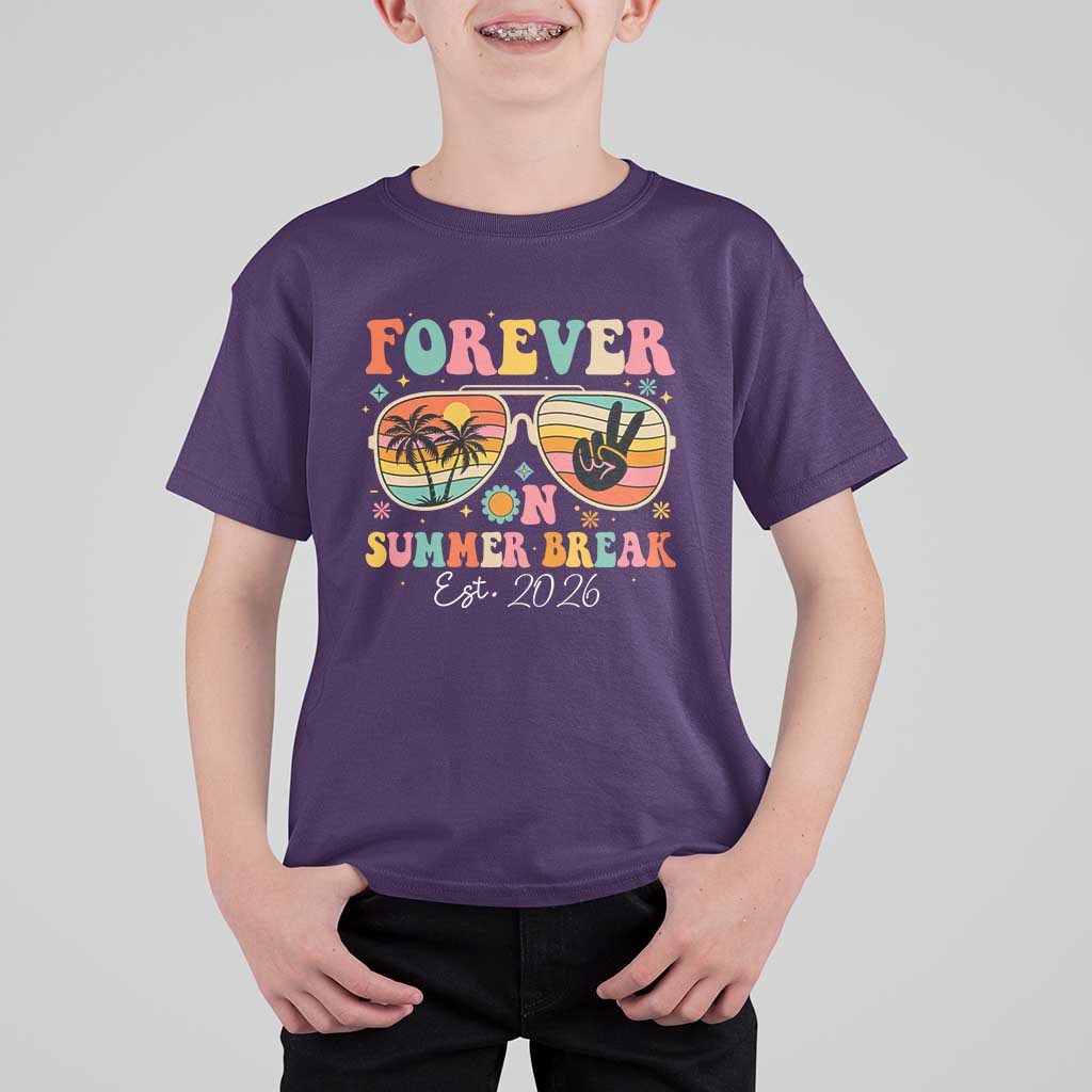 Retired Teacher Gift T Shirt For Kid Forever On Summer Break Retirement 2026