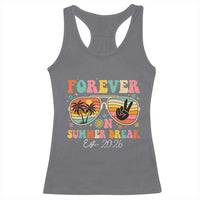 Retired Teacher Gift Racerback Tank Top Forever On Summer Break Retirement 2026