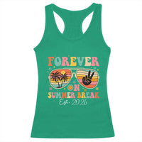 Retired Teacher Gift Racerback Tank Top Forever On Summer Break Retirement 2026