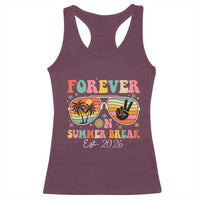 Retired Teacher Gift Racerback Tank Top Forever On Summer Break Retirement 2026