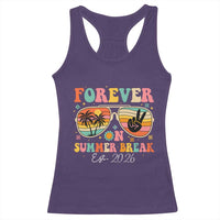 Retired Teacher Gift Racerback Tank Top Forever On Summer Break Retirement 2026