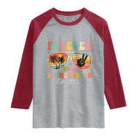 Retired Teacher Gift Raglan Shirt Forever On Summer Break Retirement 2026