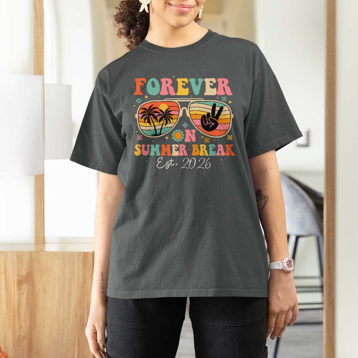 Retired Teacher Gift T Shirt For Women Forever On Summer Break Retirement 2026