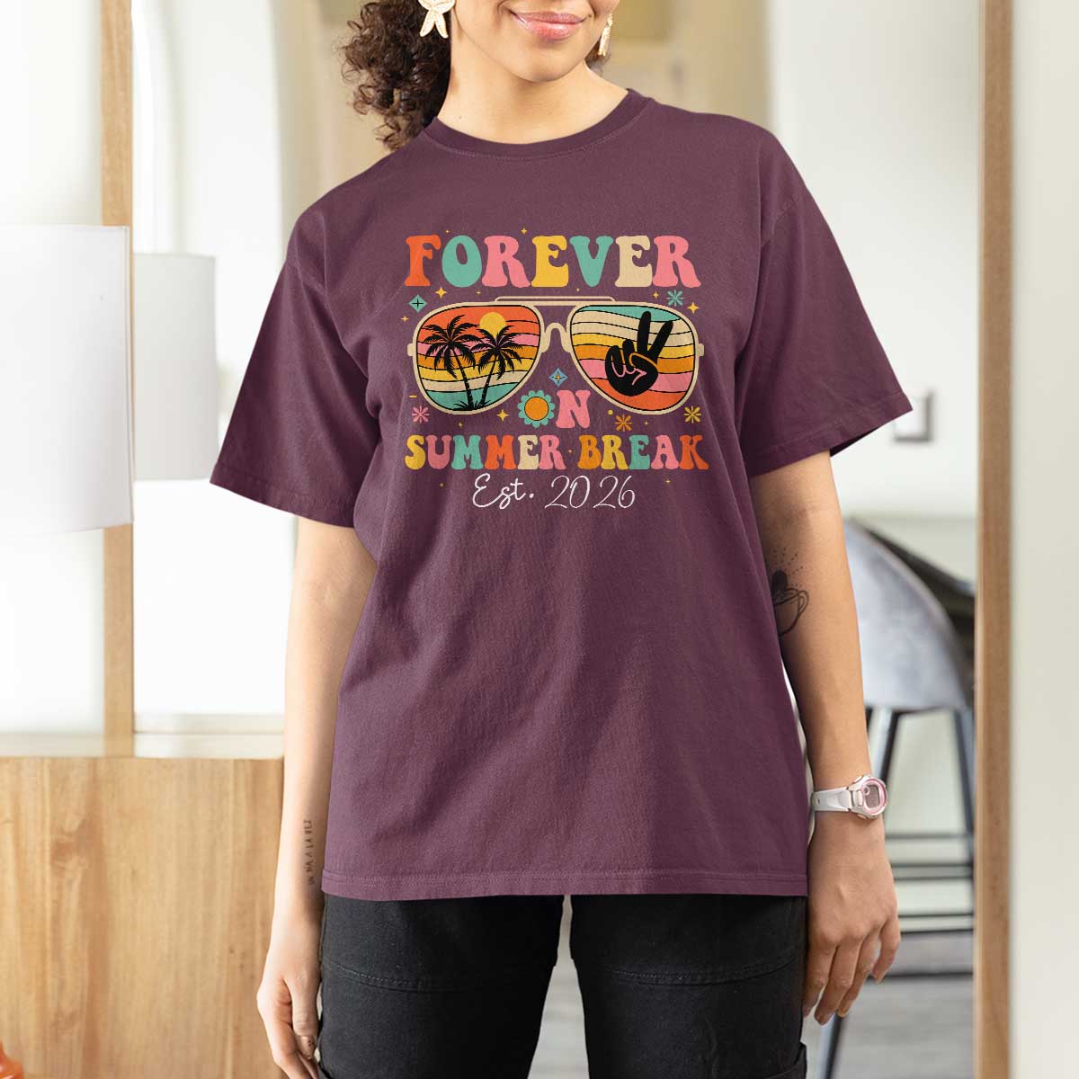 Retired Teacher Gift T Shirt For Women Forever On Summer Break Retirement 2026