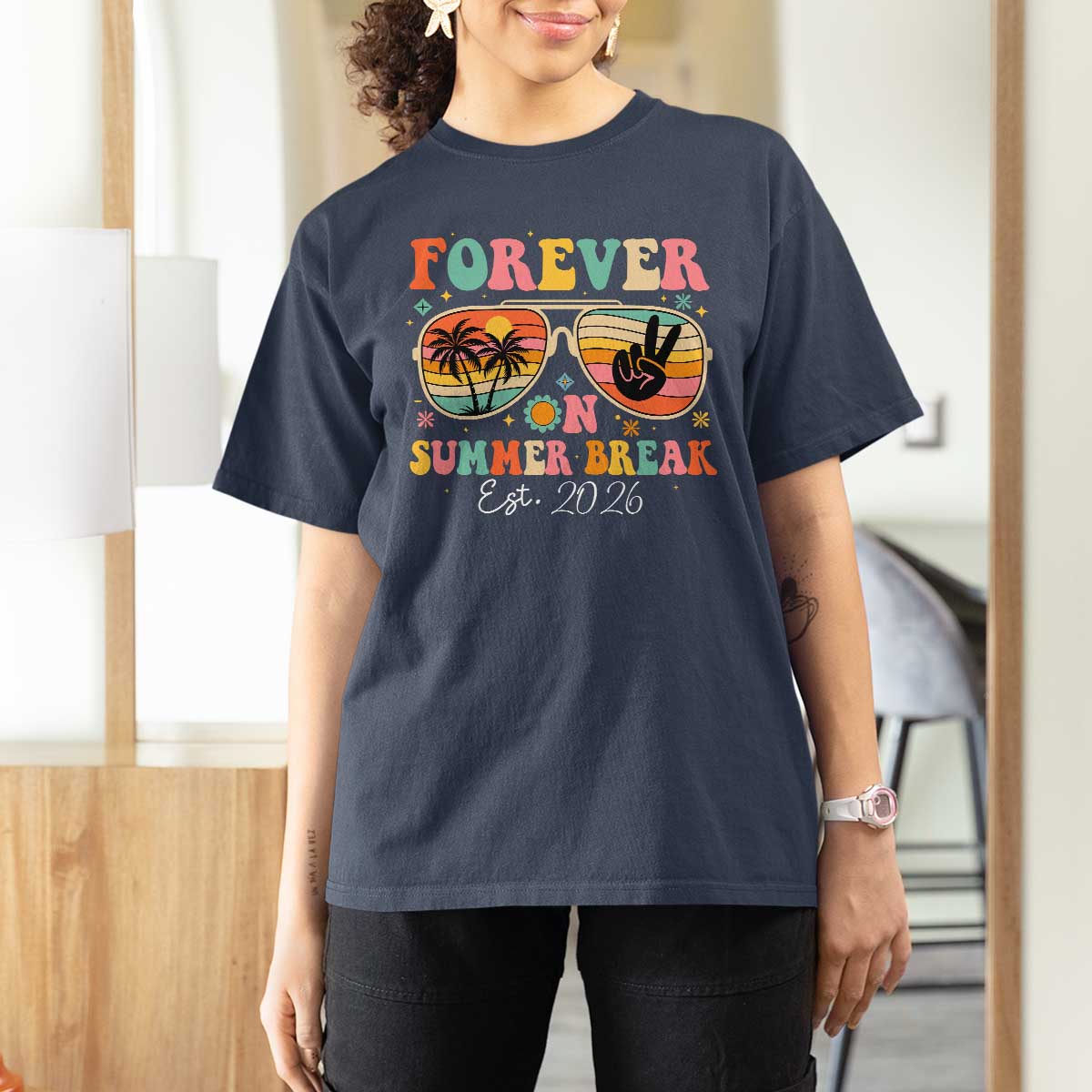 Retired Teacher Gift T Shirt For Women Forever On Summer Break Retirement 2026