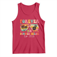 Retired Teacher Gift Tank Top Forever On Summer Break Retirement 2026