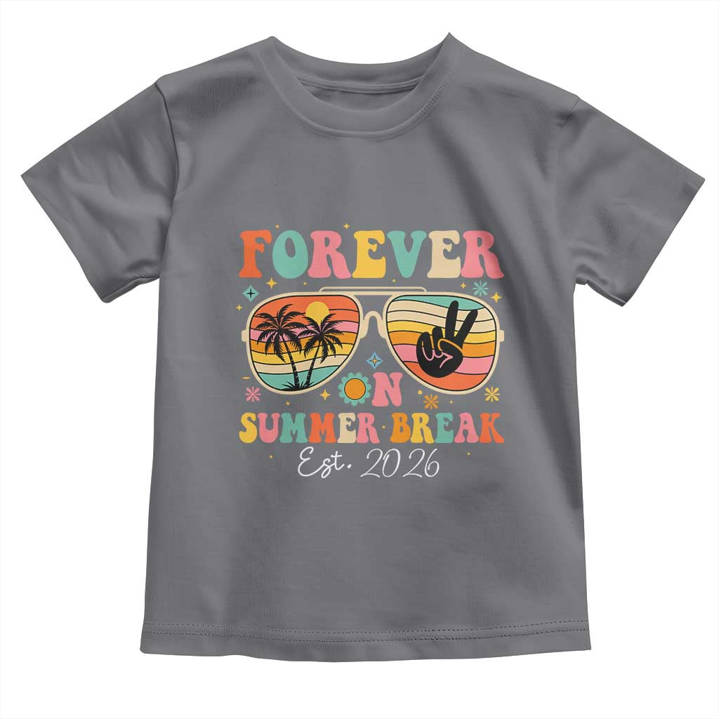 Retired Teacher Gift Toddler T Shirt Forever On Summer Break Retirement 2026