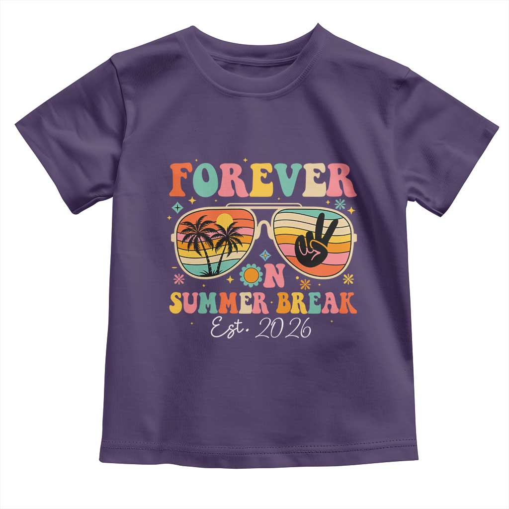 Retired Teacher Gift Toddler T Shirt Forever On Summer Break Retirement 2026