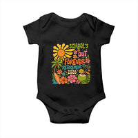 Schools Out Forever Retirement 2026 Baby Onesie Retired Teacher Gifts Vintage Flower Graphic