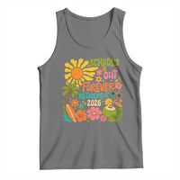 Schools Out Forever Retirement 2026 Tank Top Retired Teacher Gifts Vintage Flower Graphic
