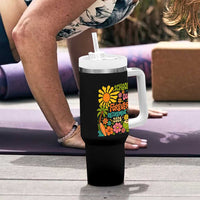 Schools Out Forever Retirement 2026 Tumbler With Handle Retired Teacher Gifts Vintage Flower Graphic