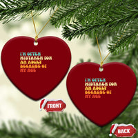 Im Often Mistaken For An Adult Because Of My Age Ceramic Ornament Sarcastic Quote Funny Saying Old Guys Birthday Gifts