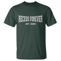 Retired Teacher T Shirt Retro Varsity Vintage Recess Forever Retirement 2026