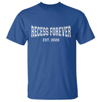 Retired Teacher T Shirt Retro Varsity Vintage Recess Forever Retirement 2026