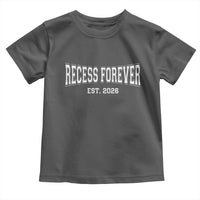 Retired Teacher Toddler T Shirt Retro Varsity Vintage Recess Forever Retirement 2026