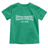 Retired Teacher Toddler T Shirt Retro Varsity Vintage Recess Forever Retirement 2026