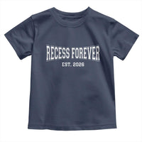 Retired Teacher Toddler T Shirt Retro Varsity Vintage Recess Forever Retirement 2026