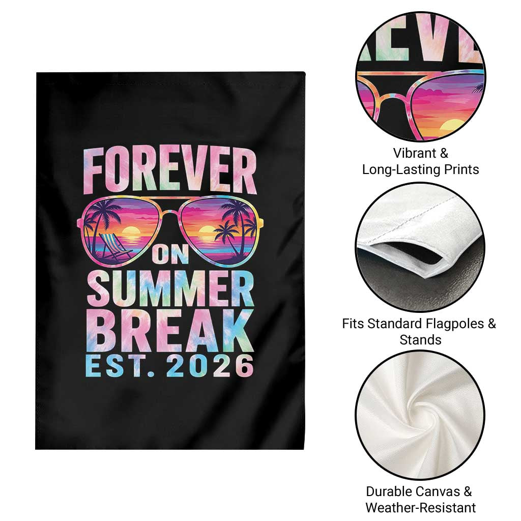 Retired Teacher Garden Flag Forever On Summer Break Retirement 2026