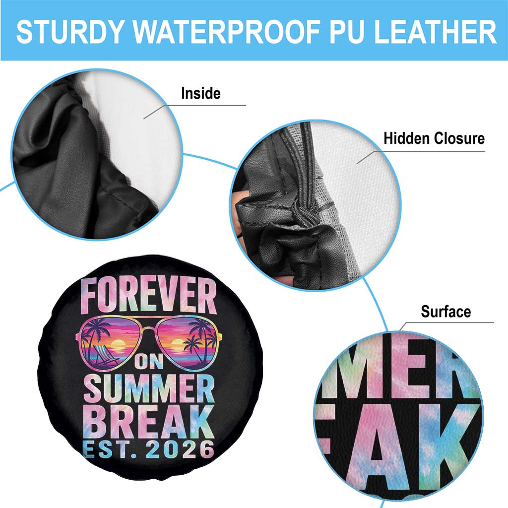 Retired Teacher Spare Tire Cover Forever On Summer Break Retirement 2026