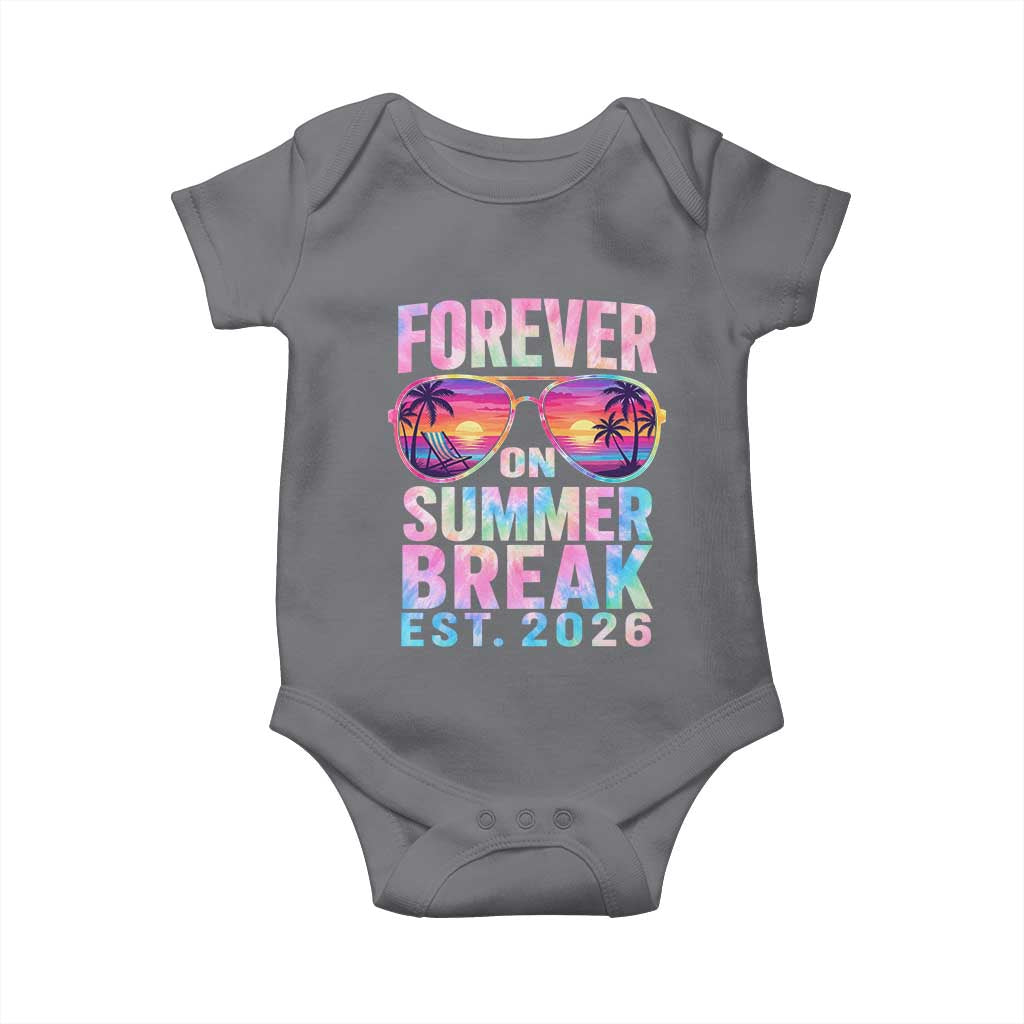 Retired Teacher Baby Onesie Forever On Summer Break Retirement 2026