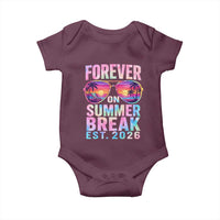 Retired Teacher Baby Onesie Forever On Summer Break Retirement 2026