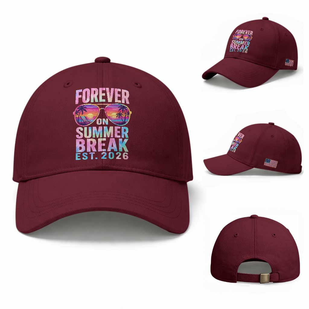 Retired Teacher Baseball Cap Forever On Summer Break Retirement 2026