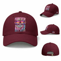 Retired Teacher Baseball Cap Forever On Summer Break Retirement 2026