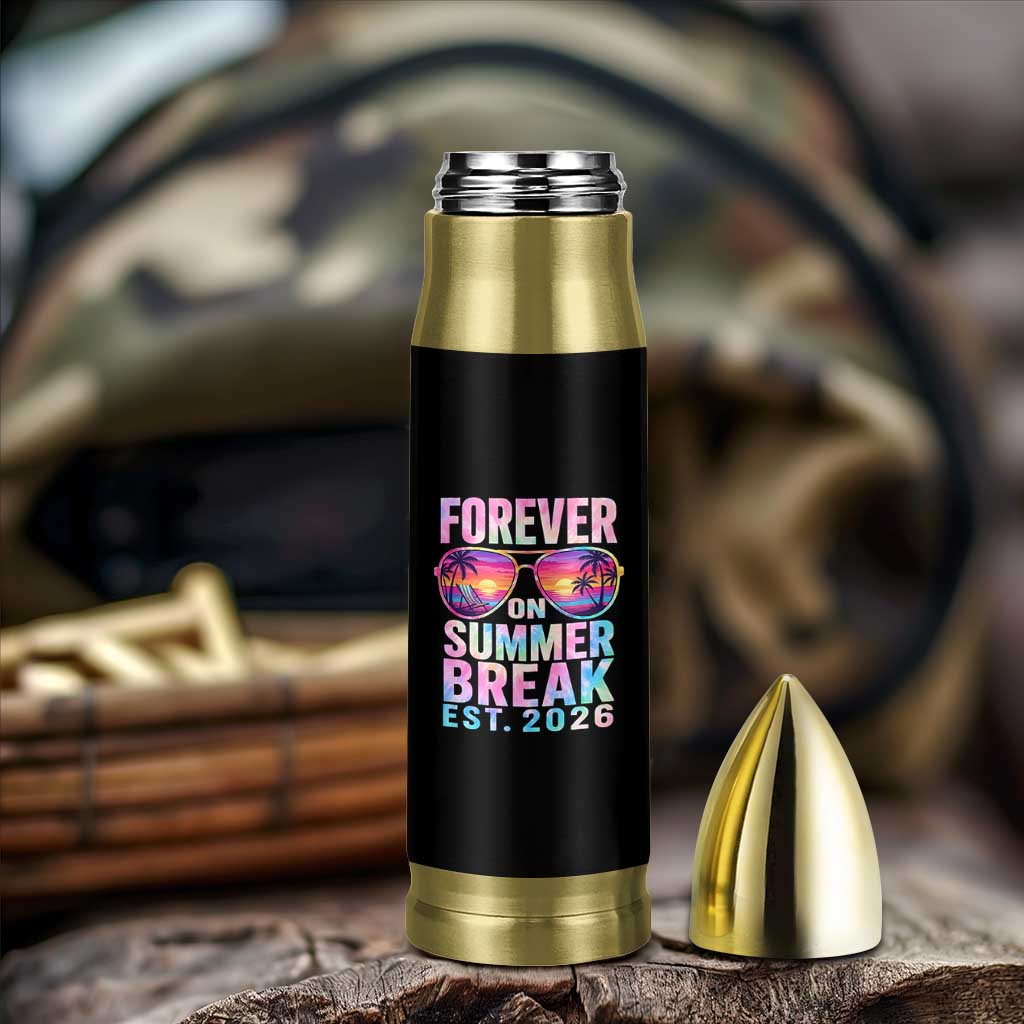 Retired Teacher Bullet Tumbler Forever On Summer Break Retirement 2026