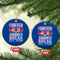 Retired Teacher Ceramic Ornament Forever On Summer Break Retirement 2026