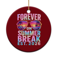 Retired Teacher Ceramic Ornament Forever On Summer Break Retirement 2026