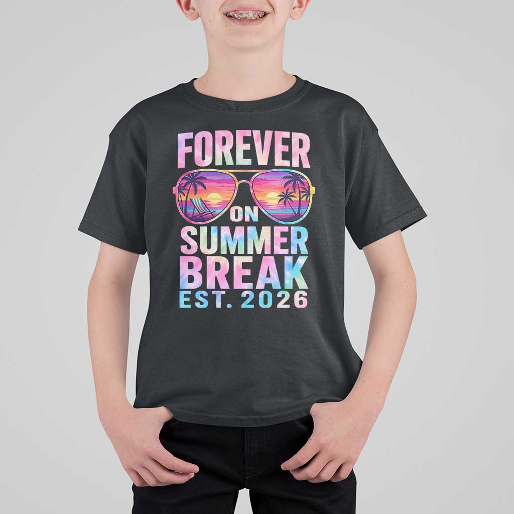 Retired Teacher T Shirt For Kid Forever On Summer Break Retirement 2026