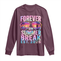 Retired Teacher Long Sleeve Shirt Forever On Summer Break Retirement 2026