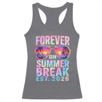 Retired Teacher Racerback Tank Top Forever On Summer Break Retirement 2026