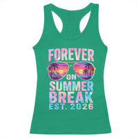Retired Teacher Racerback Tank Top Forever On Summer Break Retirement 2026