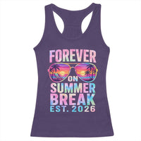 Retired Teacher Racerback Tank Top Forever On Summer Break Retirement 2026