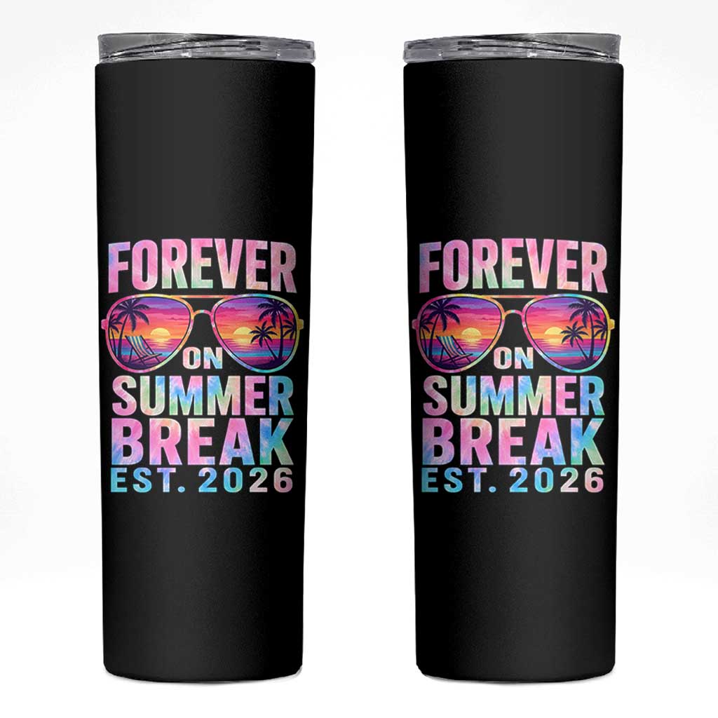 Retired Teacher Skinny Tumbler Forever On Summer Break Retirement 2026
